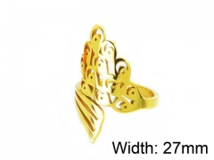 HY Wholesale Stainless Steel 316L Woman Rings-HY16R0424NG