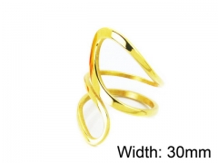 HY Wholesale Stainless Steel 316L Woman Rings-HY16R0421NC
