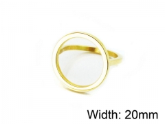 HY Wholesale Stainless Steel 316L Woman Rings-HY16R0409NA