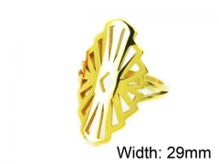 HY Wholesale Stainless Steel 316L Woman Rings-HY16R0426ND