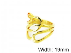 HY Wholesale Stainless Steel 316L Woman Rings-HY16R0415NS