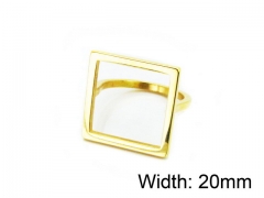 HY Wholesale Stainless Steel 316L Woman Rings-HY16R0405NG