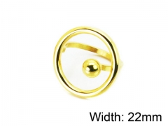 HY Wholesale Stainless Steel 316L Woman Rings-HY16R0437OW