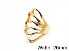 HY Wholesale Stainless Steel 316L Woman Rings-HY16R0430NL