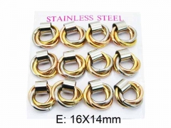 HY Wholesale Stainless Steel 316L Hollow Hoop Earrings-HY59E0528IIL