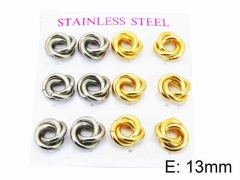 HY Wholesale Stainless Steel 316L Hollow Hoop Earrings-HY59E0532HKL