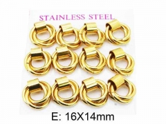 HY Wholesale Stainless Steel 316L Hollow Hoop Earrings-HY59E0526IKD