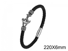 HY Wholesale Anchor-Leather Bracelets-HY001B007