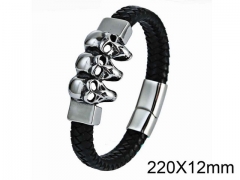 HY Wholesale Skull-Leather Bracelets-HY001B060