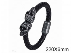 HY Wholesale Skull-Leather Bracelets-HY001B162