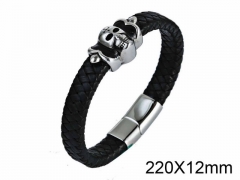 HY Wholesale Skull-Leather Bracelets-HY001B034