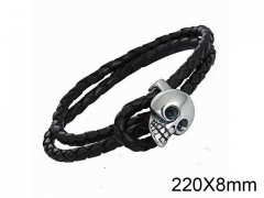 HY Wholesale Skull-Leather Bracelets-HY001B179