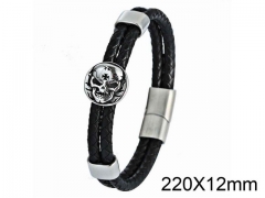 HY Wholesale Skull-Leather Bracelets-HY001B103