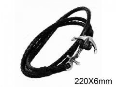 HY Wholesale Anchor-Leather Bracelets-HY001B189