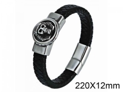 HY Wholesale Skull-Leather Bracelets-HY001B126
