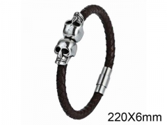 HY Wholesale Skull-Leather Bracelets-HY001B171