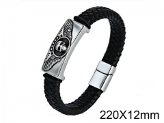 HY Wholesale Skull-Leather Bracelets-HY001B012