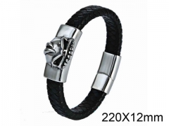 HY Wholesale Skull-Leather Bracelets-HY001B121