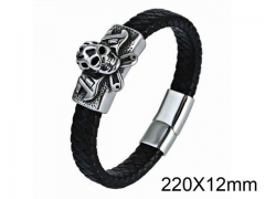 HY Wholesale Skull-Leather Bracelets-HY001B085