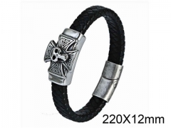 HY Wholesale Skull-Leather Bracelets-HY001B129