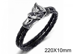 HY Wholesale Jewelry Animal Style Bracelets (Leather)-HY0018B041