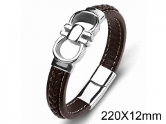 HY Wholesale Jewelry Fashion Bracelets (Leather)-HY0018B203