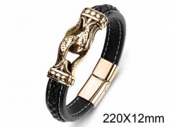 HY Wholesale Jewelry Animal Style Bracelets (Leather)-HY0018B114