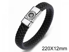 HY Wholesale Jewelry Fashion Bracelets (Leather)-HY0018B107