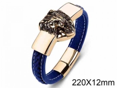 HY Wholesale Jewelry Animal Style Bracelets (Leather)-HY0018B143