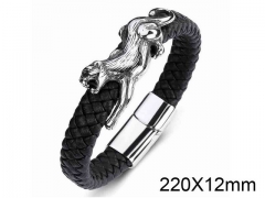 HY Wholesale Jewelry Animal Style Bracelets (Leather)-HY0018B039