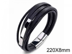 HY Wholesale Jewelry Fashion Bracelets (Leather)-HY0018B020
