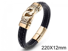 HY Wholesale Jewelry Fashion Bracelets (Leather)-HY0018B137