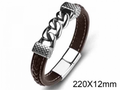 HY Wholesale Jewelry Fashion Bracelets (Leather)-HY0018B124