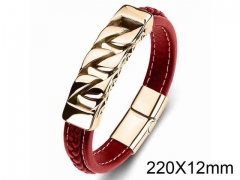 HY Wholesale Jewelry Fashion Bracelets (Leather)-HY0018B206