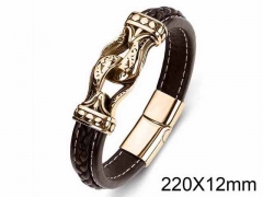 HY Wholesale Jewelry Animal Style Bracelets (Leather)-HY0018B113