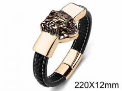 HY Wholesale Jewelry Animal Style Bracelets (Leather)-HY0018B146