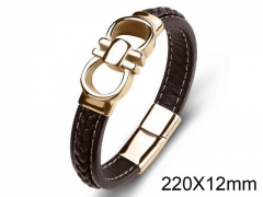HY Wholesale Jewelry Fashion Bracelets (Leather)-HY0018B139