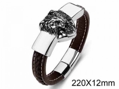 HY Wholesale Jewelry Animal Style Bracelets (Leather)-HY0018B182
