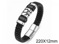 HY Wholesale Jewelry Fashion Bracelets (Leather)-HY0018B225