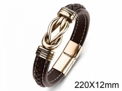 HY Wholesale Jewelry Fashion Bracelets (Leather)-HY0018B118