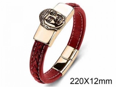 HY Wholesale Jewelry Religion Bracelets (Leather)-HY0018B185