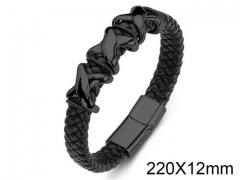 HY Wholesale Jewelry Fashion Bracelets (Leather)-HY0018B152