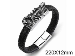 HY Wholesale Jewelry Animal Style Bracelets (Leather)-HY0018B052