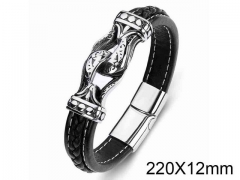 HY Wholesale Jewelry Animal Style Bracelets (Leather)-HY0018B189