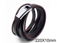 HY Wholesale Jewelry Fashion Bracelets (Leather)-HY0018B025
