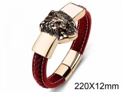 HY Wholesale Jewelry Animal Style Bracelets (Leather)-HY0018B145
