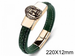 HY Wholesale Jewelry Religion Bracelets (Leather)-HY0018B188