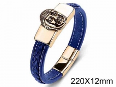 HY Wholesale Jewelry Religion Bracelets (Leather)-HY0018B187