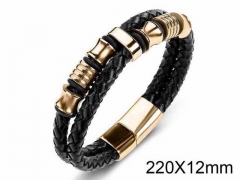 HY Wholesale Jewelry Fashion Bracelets (Leather)-HY0018B091
