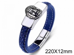HY Wholesale Jewelry Religion Bracelets (Leather)-HY0018B160